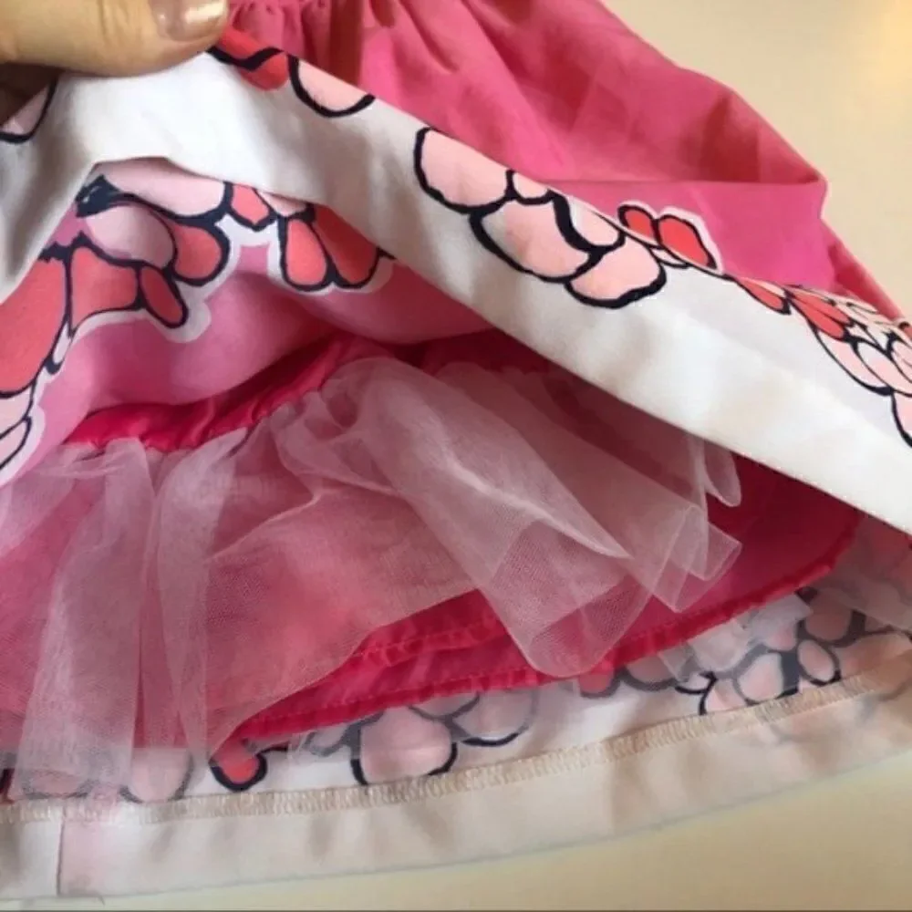 Gymboree Pink Floral Dress EUC